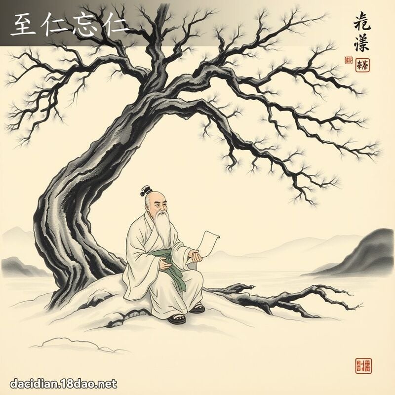 至仁忘仁 配图