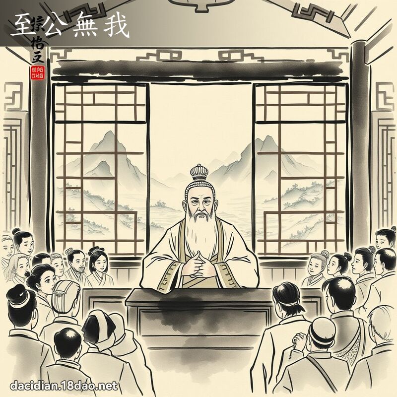 至公无我 配图