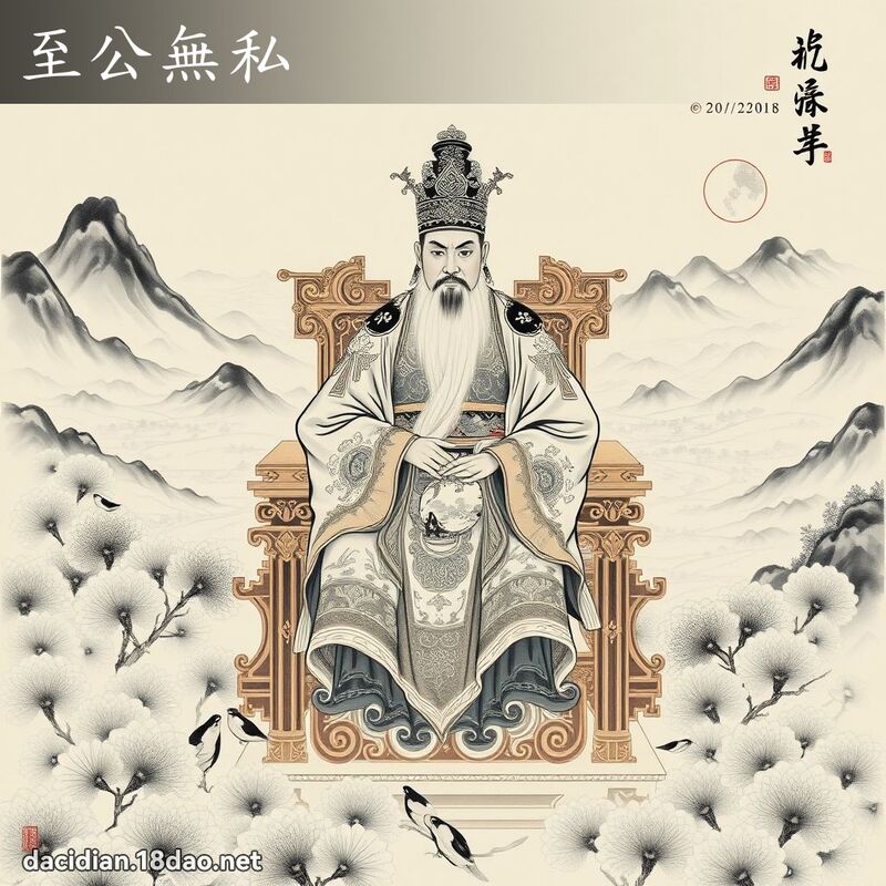 至公无私 配图