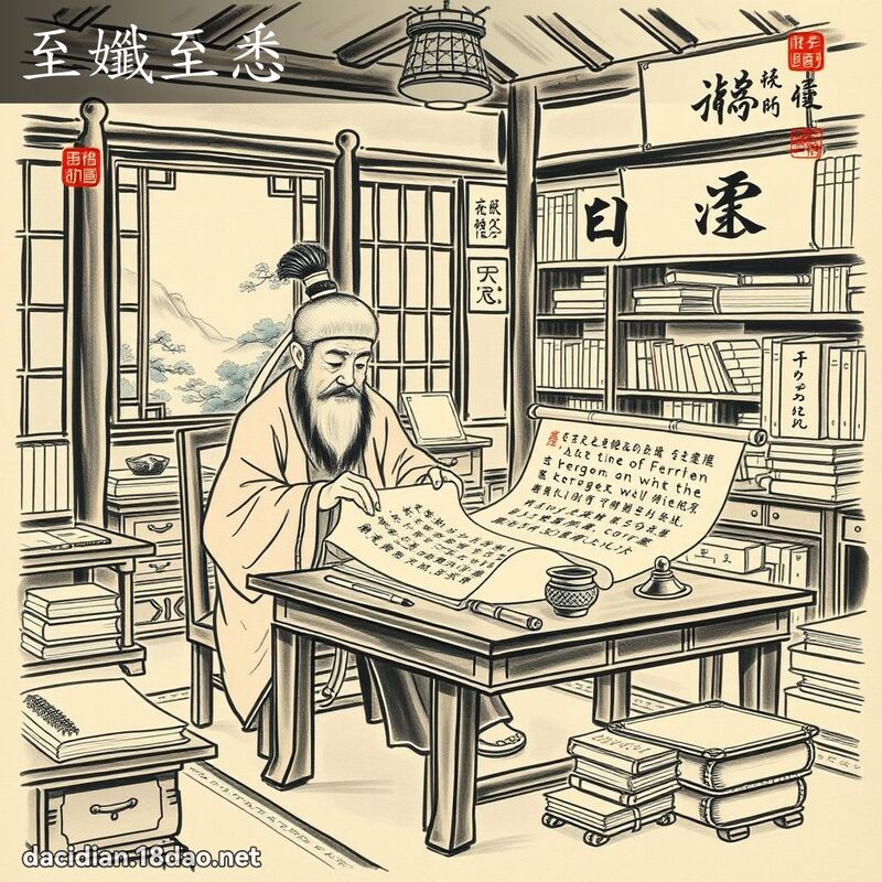 至孅至悉 配图