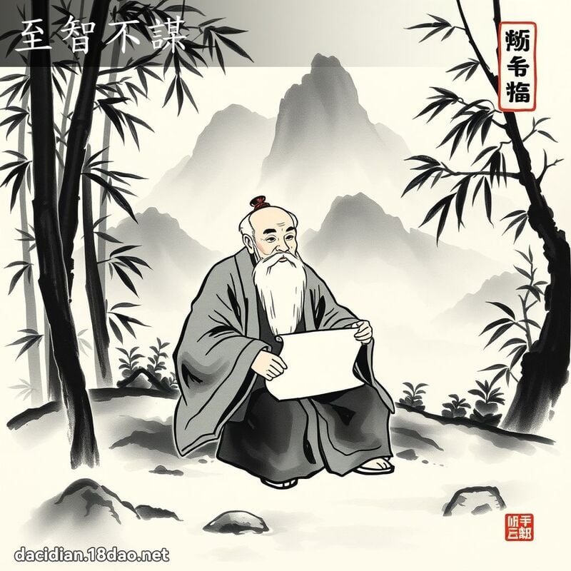 至智不谋 配图