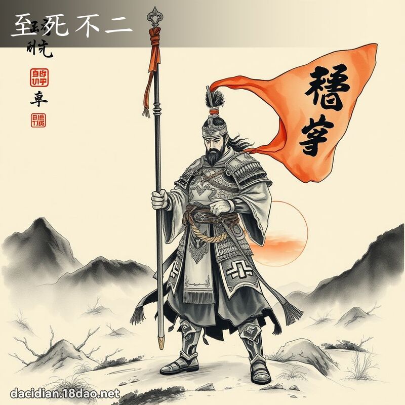 至死不二 配图