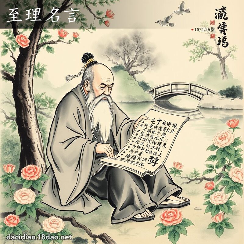 至理名言 配图