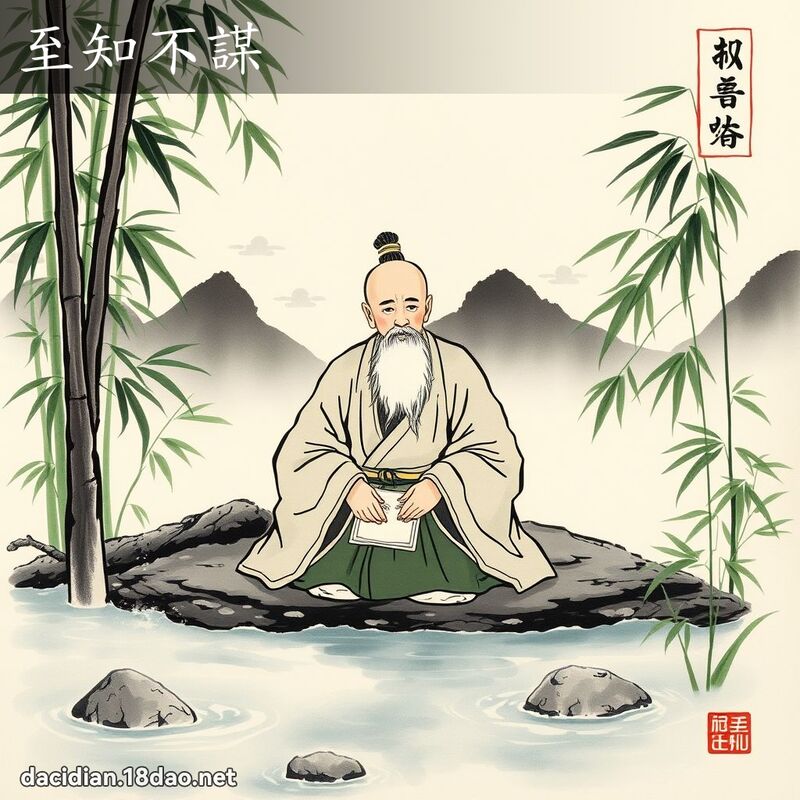 至知不谋 配图