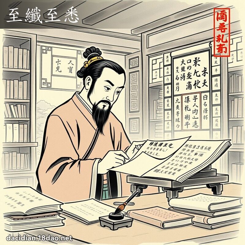 至纤至悉 配图