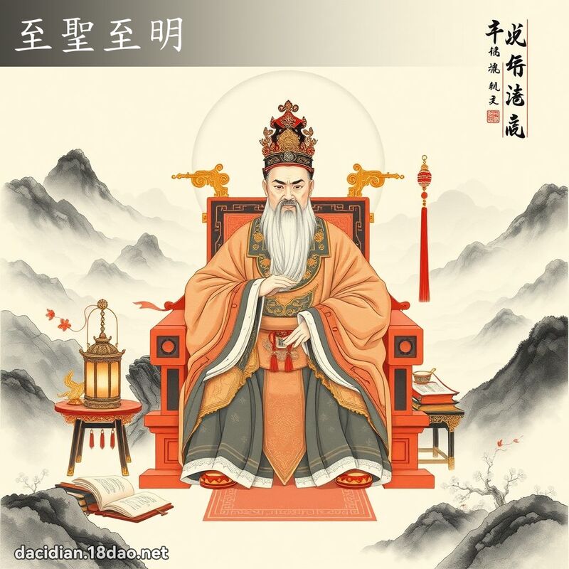 至圣至明 配图