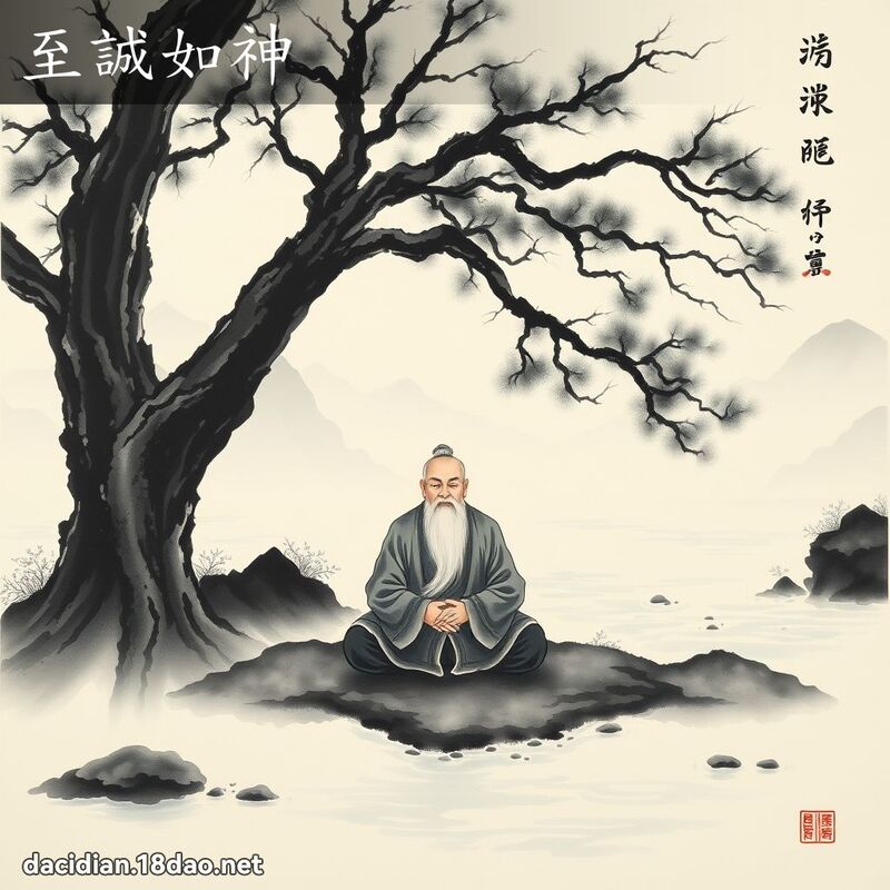 至诚如神 配图