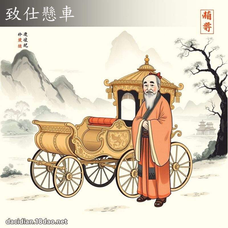 致仕悬车 配图
