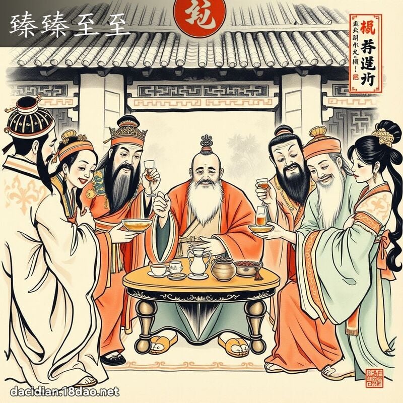 臻臻至至 配图