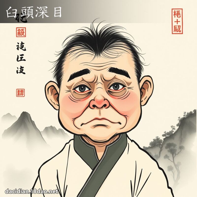 臼头深目 配图