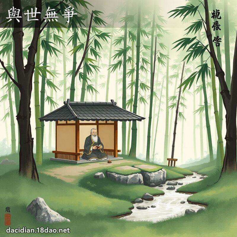 与世无爭 配图