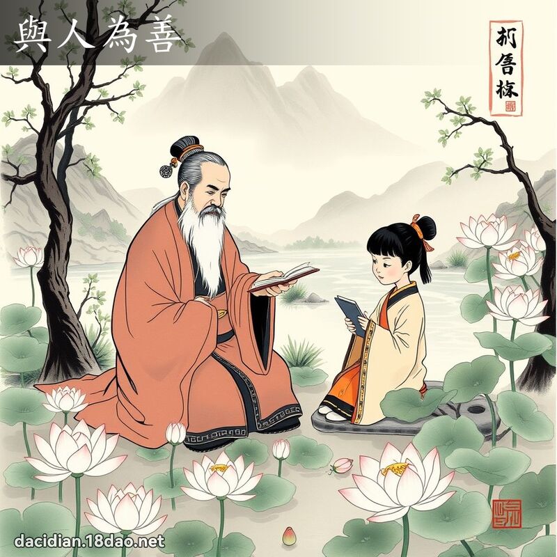 与人为善 配图