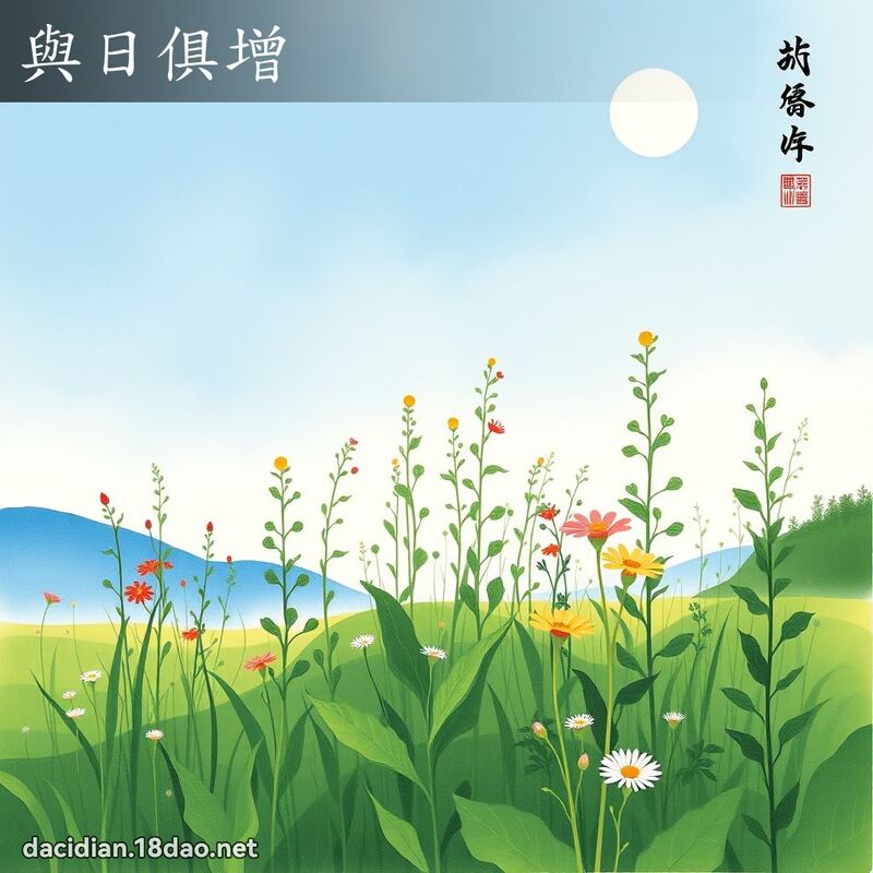 与日俱增 配图