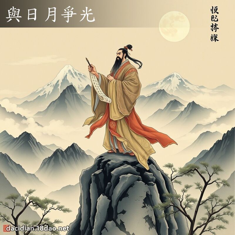 与日月爭光 配图