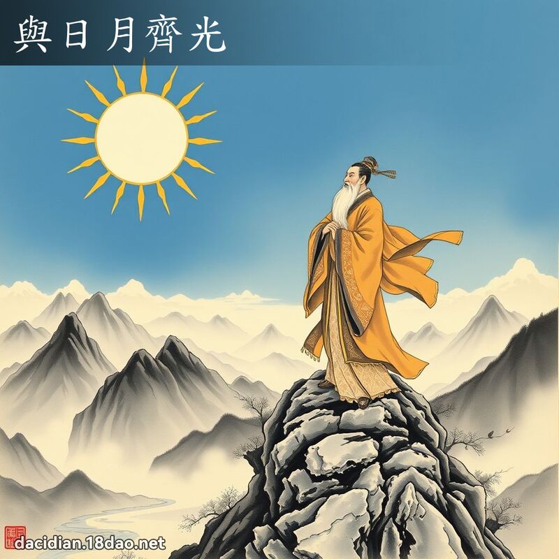 与日月齐光 配图