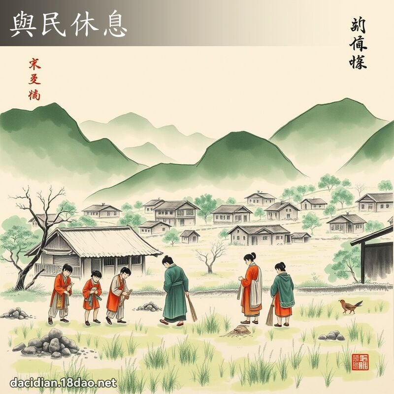 与民休息 配图