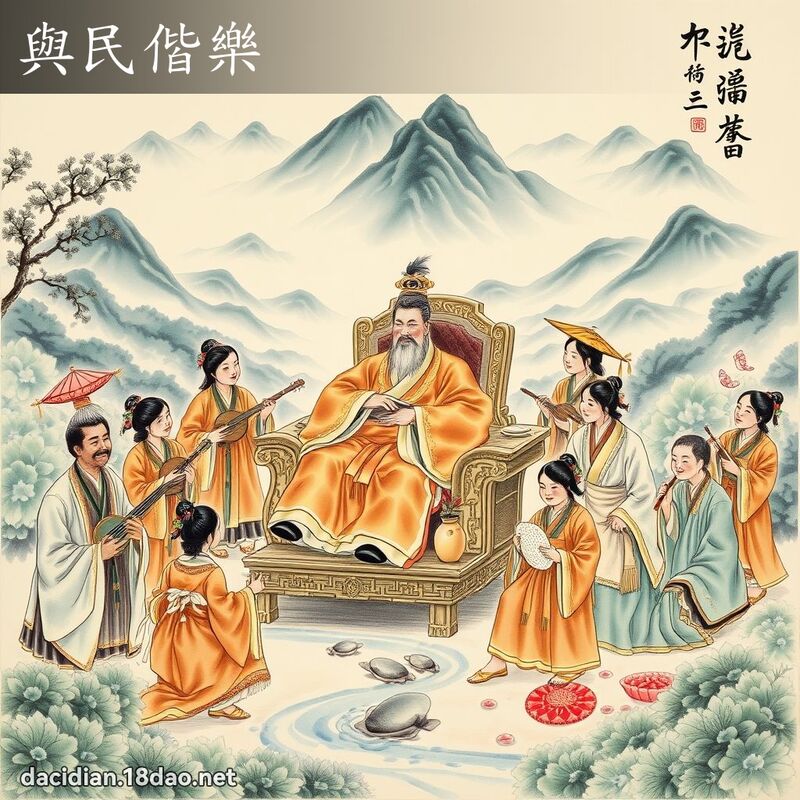 与民偕乐 配图