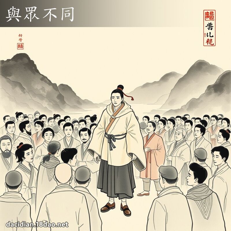 与眾不同 配图