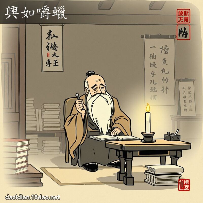 兴如嚼蜡 配图