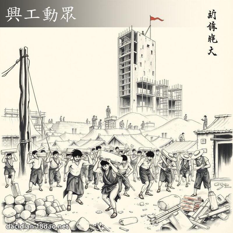 兴工动眾 配图