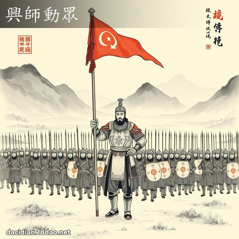 兴师动眾 配图