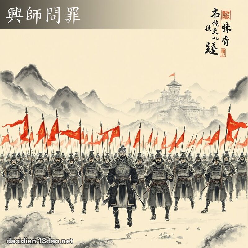 兴师问罪 配图