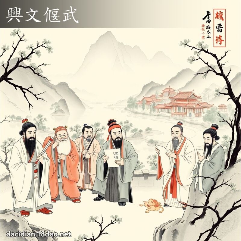 兴文偃武 配图