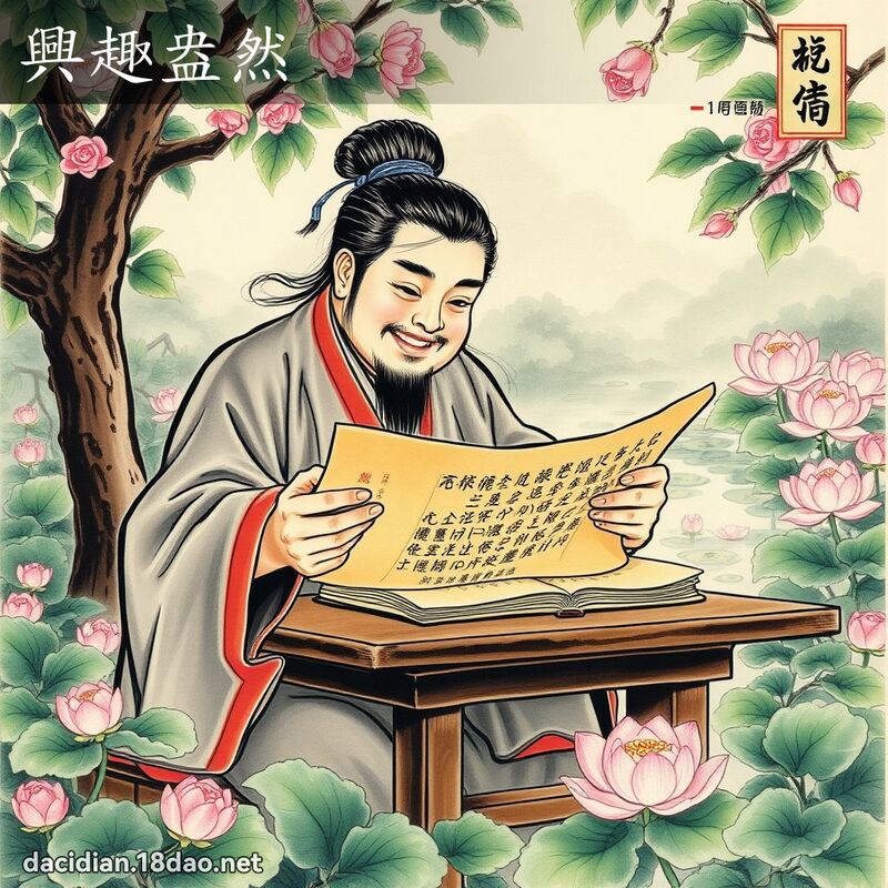 兴趣盎然 配图