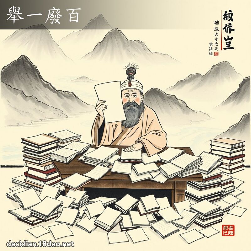 举一废百 配图