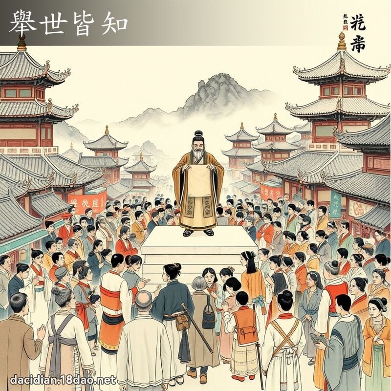 举世皆知 配图