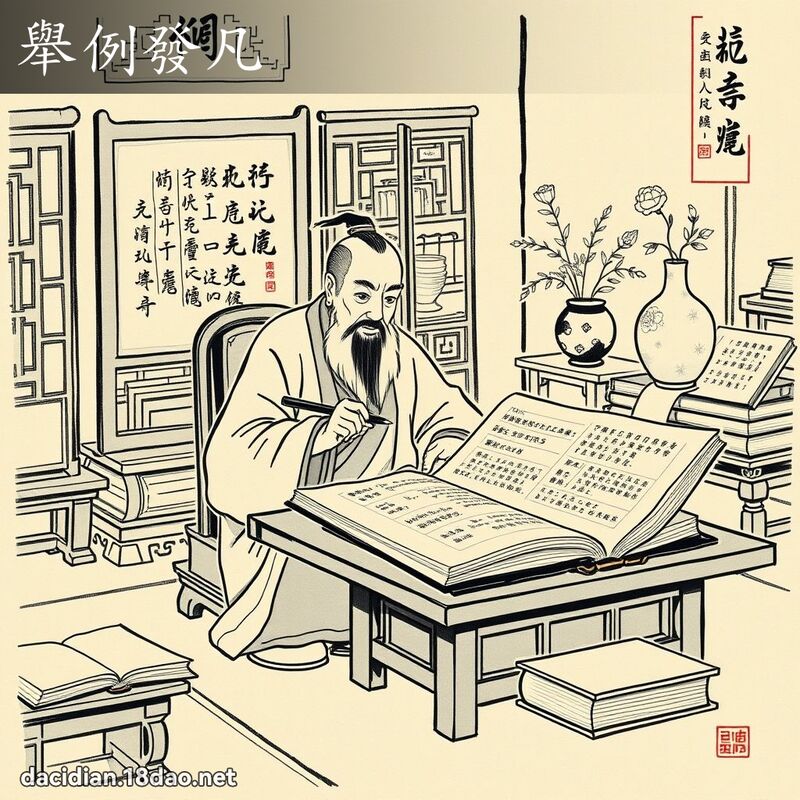 举例发凡 配图