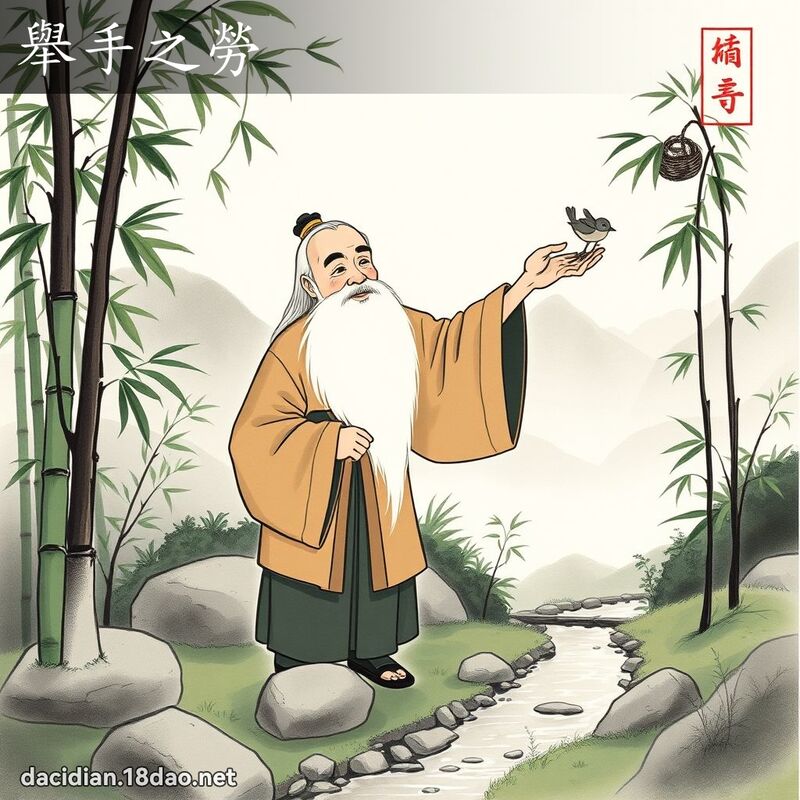 举手之劳 配图