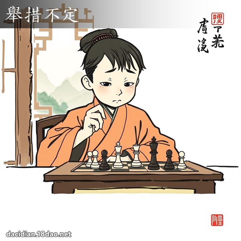举措不定 配图