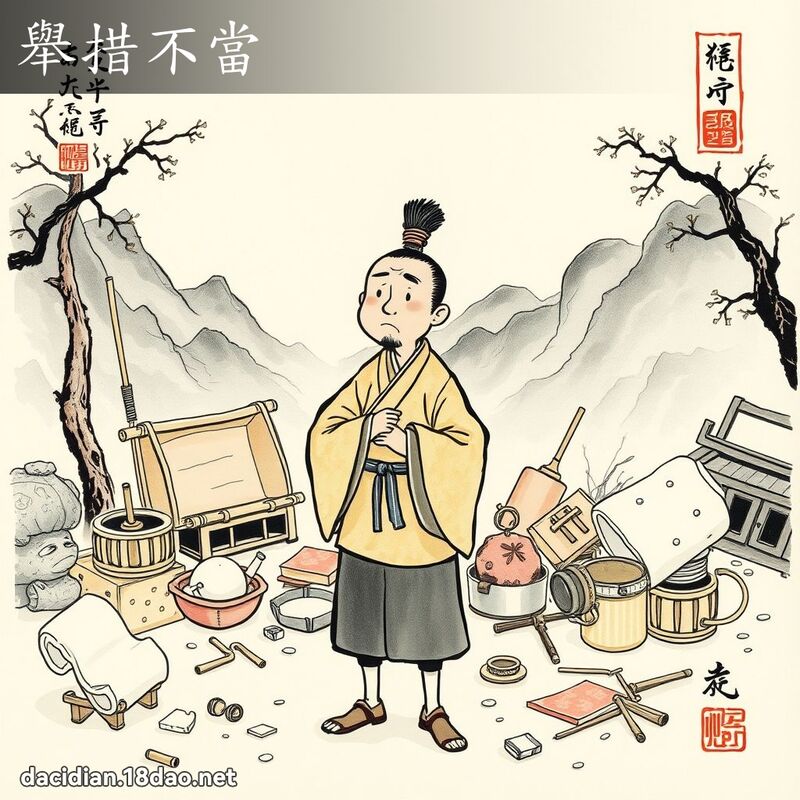 举措不当 配图