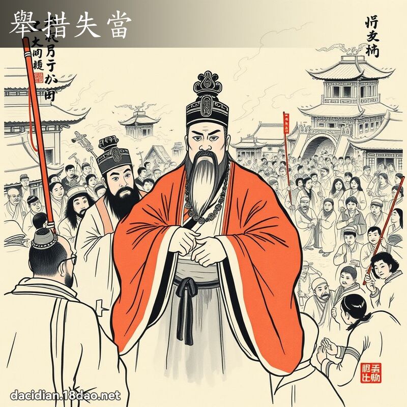 举措失当 配图