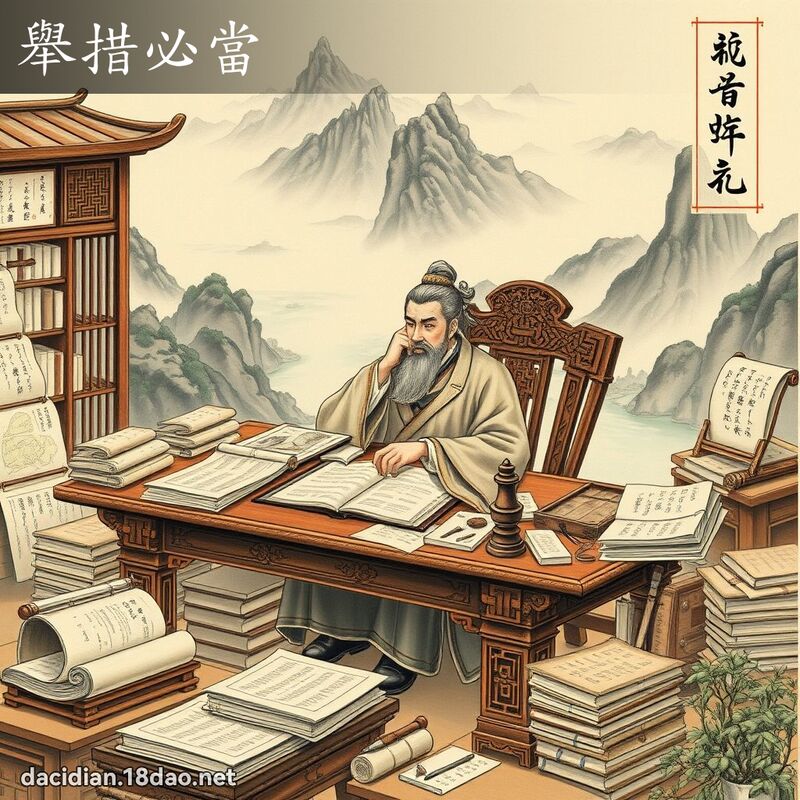 举措必当 配图