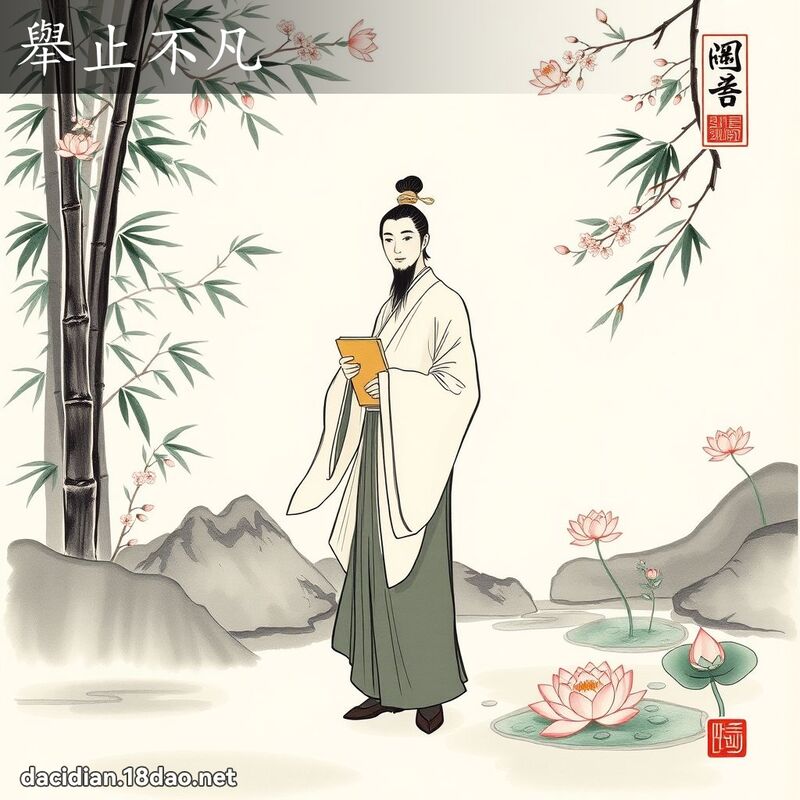 举止不凡 配图