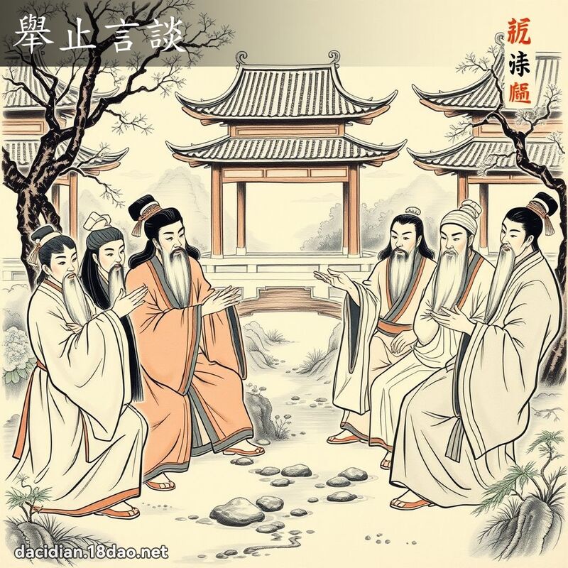举止言谈 配图