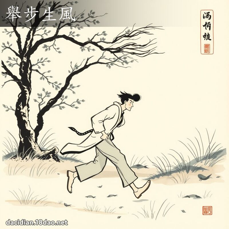 举步生风 配图