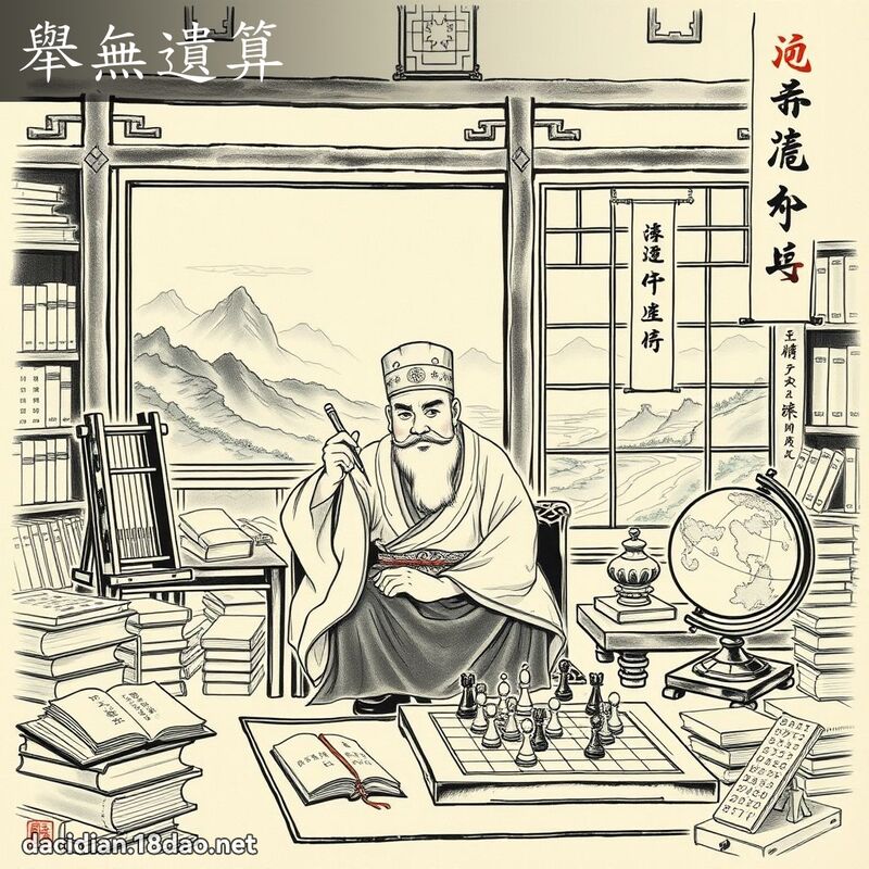举无遗算 配图