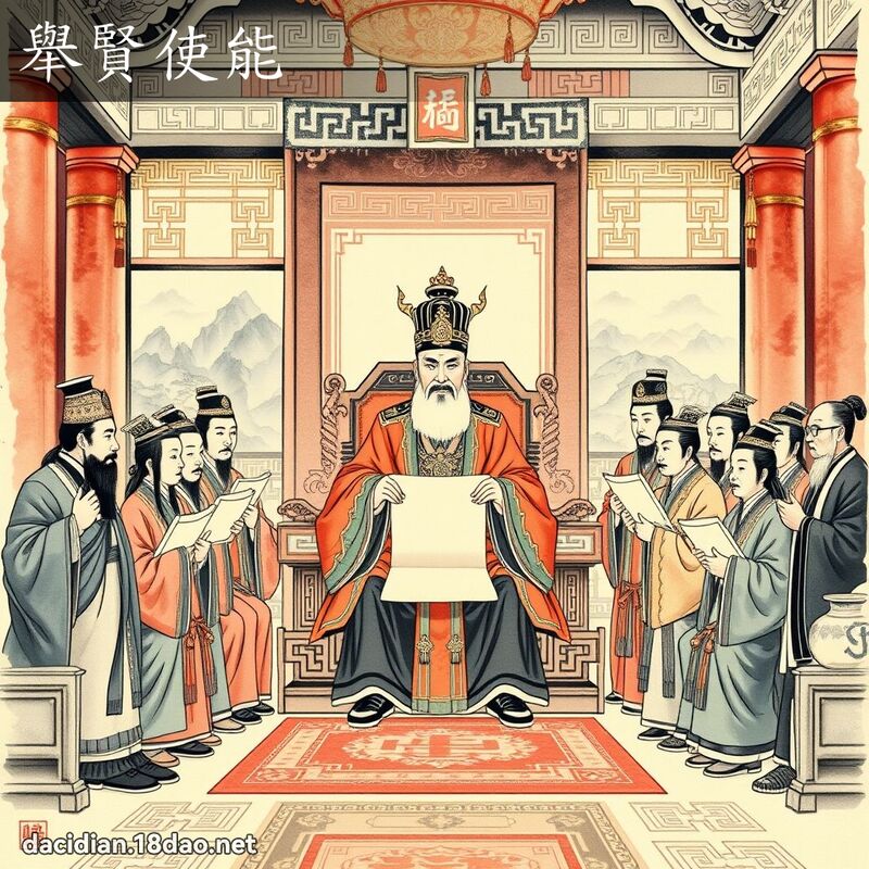 举贤使能 配图