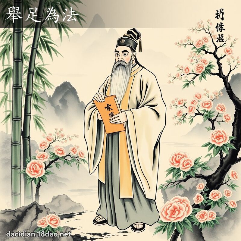 举足为法 配图