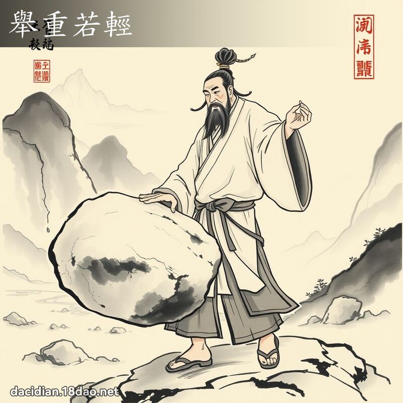 举重若轻 配图