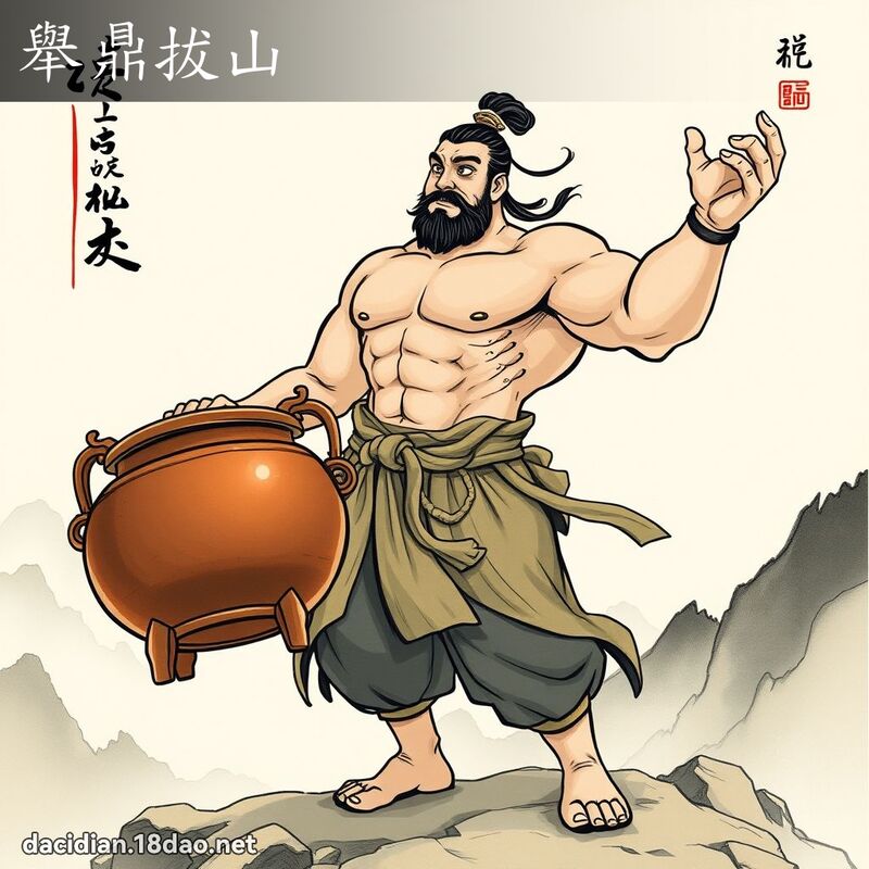 举鼎拔山 配图