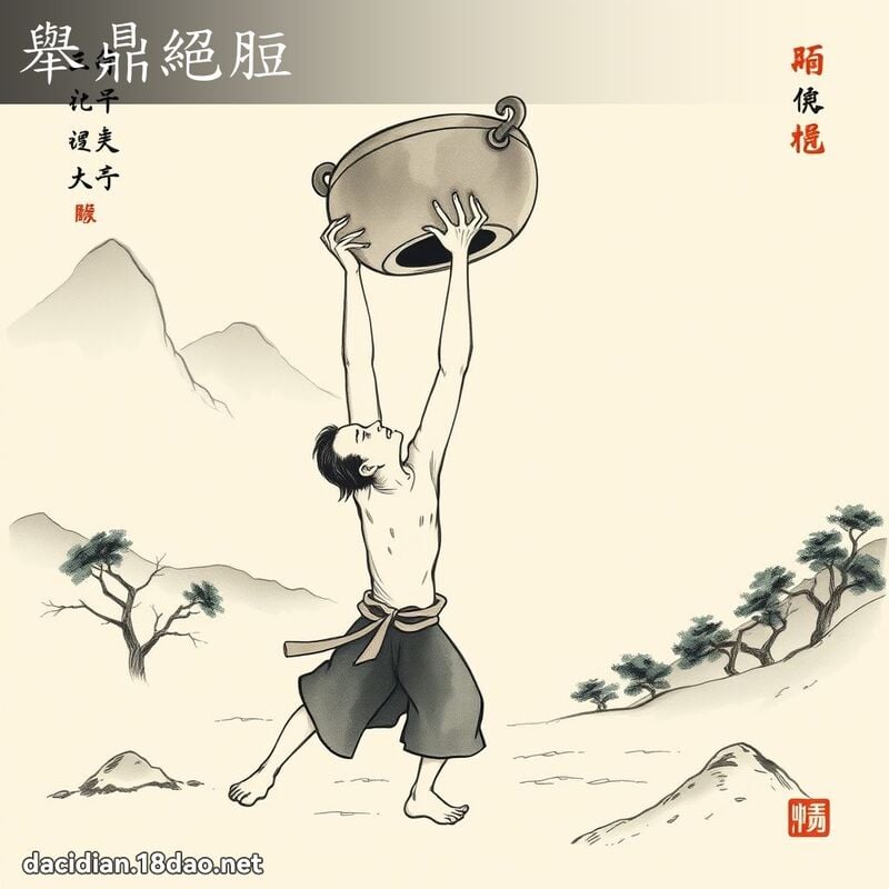 举鼎绝脰 配图