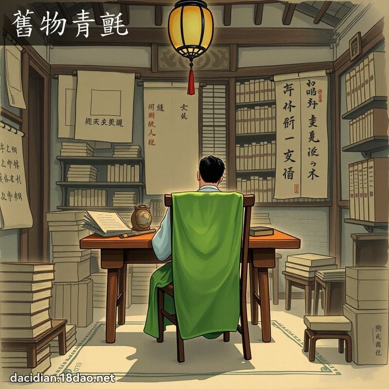 旧物青毡 配图