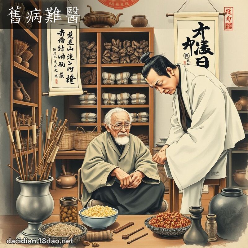 旧病难医 配图