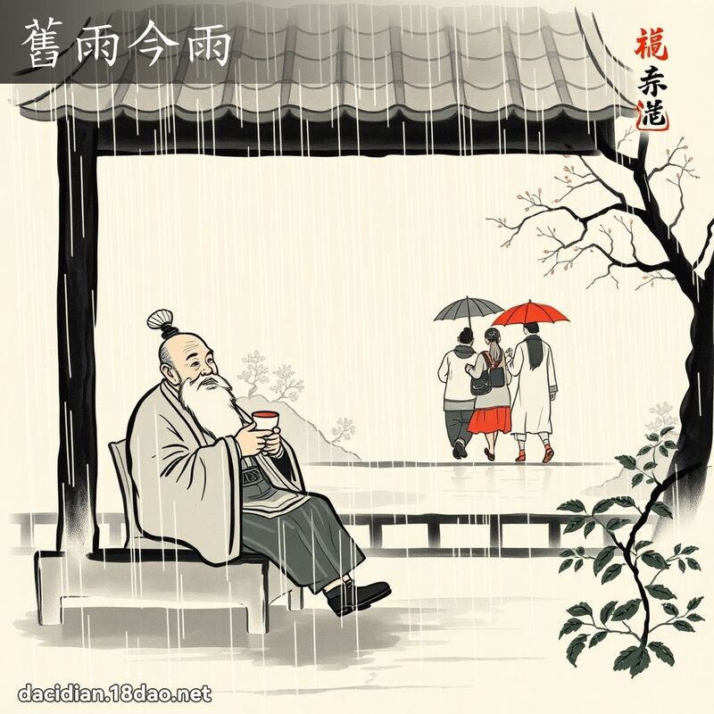 旧雨今雨 配图