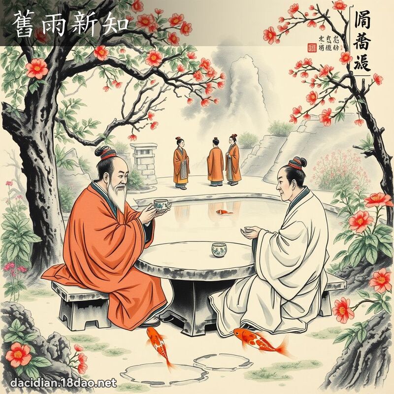 旧雨新知 配图