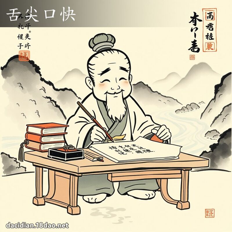舌尖口快 配图